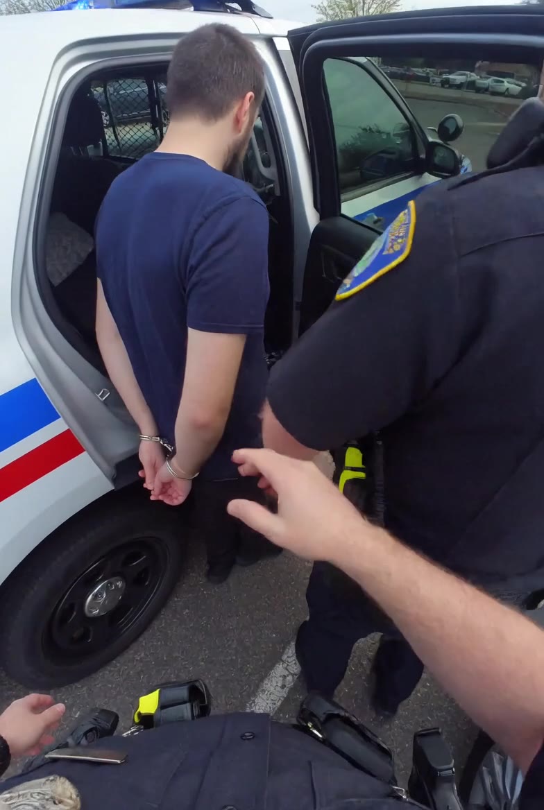 Cuffed in the lot